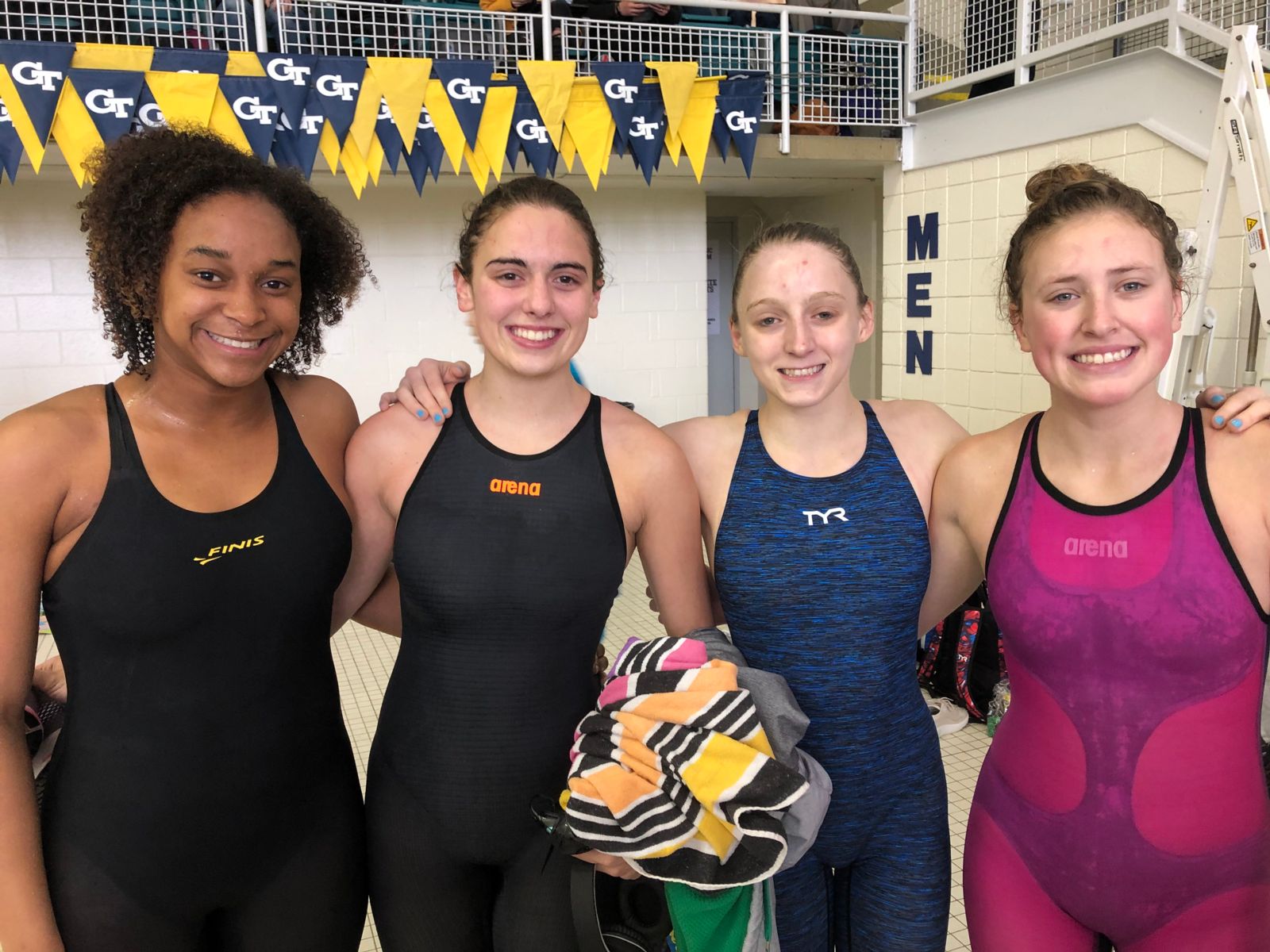 TFS varsity swim team shows off at GHSA State Championship